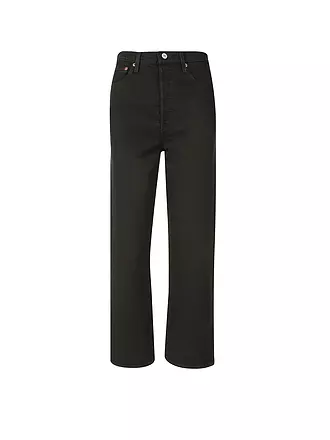 LEVI'S® | Jeans Ribcage coupe droite 7/8 | schwarz